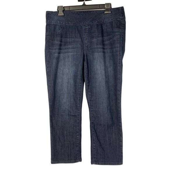 Westport W62 Signature Fit Pull On Jeans Jegging Stretch M 3080 Capri Crop - Picture 1 of 7